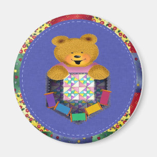 Quiting Pocket Bear Magnet