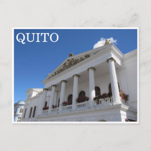 quito columns postcard
