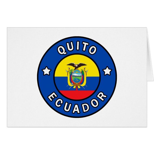 Quito Ecuador (Front Horizontal)