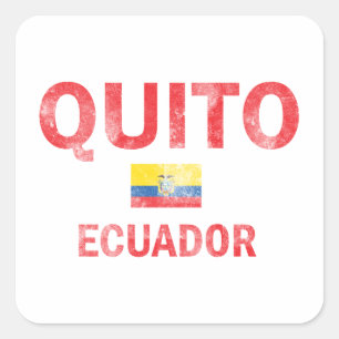 Quito Ecuador Designs Square Sticker