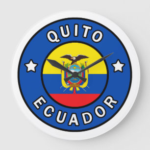 Quito Ecuador Large Clock