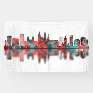 Quito Ecuador Skyline Banner