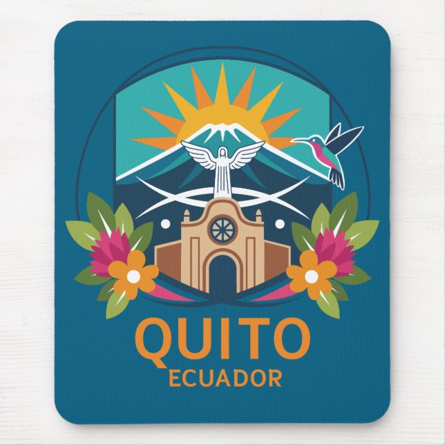 Quito Ecuador South America Mouse Pad (Front)