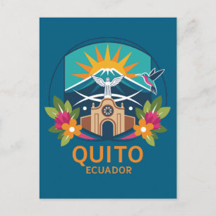 Quito Ecuador South America Postcard