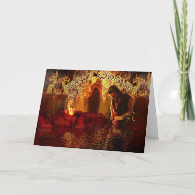 Quitter la blessure en feu - Carte (Devant)