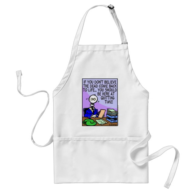 Quitting Time Standard Apron (Front)