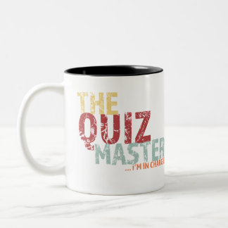 Quiz Master Mug à café à deux tons
