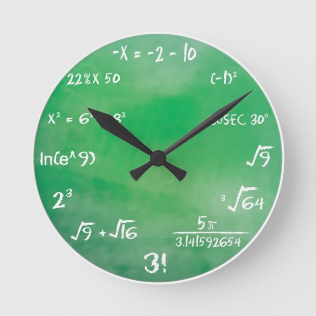 Quiz Math - Sheldon Cooper Horloge (Recto)