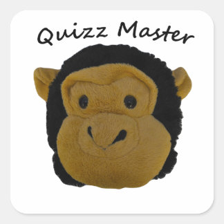 Quizz Master Square Sticker