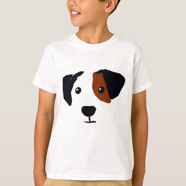 Quizzical Happy Dog T-Shirt (Front)