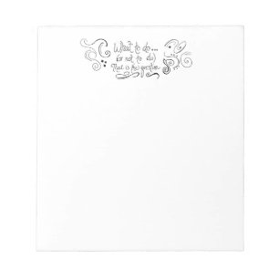 quoi faire ou ne pas faire bloc-notes - fun Shakes