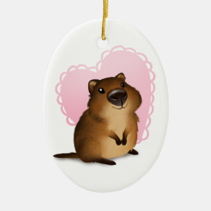 Quokka Ceramic Ornament