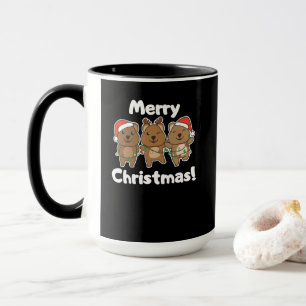 Quokka Christmas Cute Quokka Merry Christmas Mug