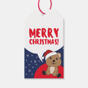 Quokka Christmas Snow Winter Animals Quokkas Gift  Tags