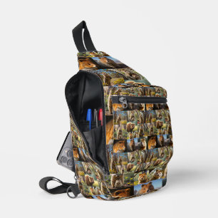 "Quokka Chronicles: A Heartwarming Photo Collage" Sling Bag