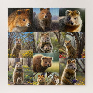 Quokka Photo Collage,  Jigsaw Puzzle