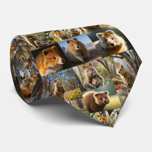 Quokka Photo Collage,  Tie
