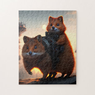 Quokkas À La Secourt, Jigsaw Puzzle