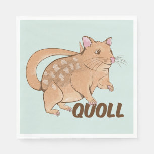Quoll Australian Marsupial  Napkin