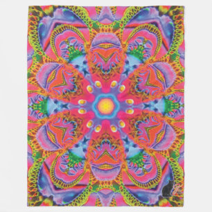 Quorum Kaleidoscope Fleece Blanket