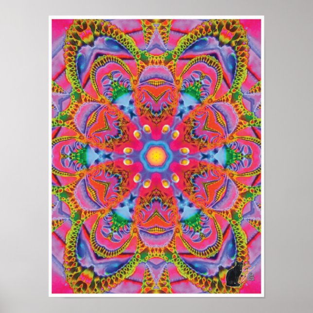 Quorum Kinetic Collage Kaleidoscope Poster (Front)