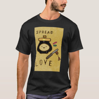 "Spread love" marmite design Classic T- T-Shirt