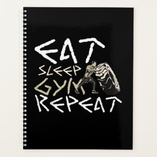 Quota Eat Sleep Gym Repeat Funny