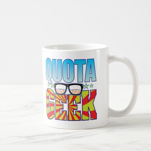 Quota Geek v4 Coffee Mug (Right)