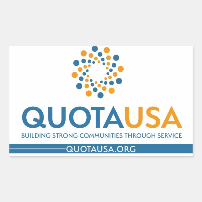 Quota USA -RectSticker Sticker (Front)