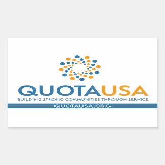 Quota USA -RectSticker Sticker
