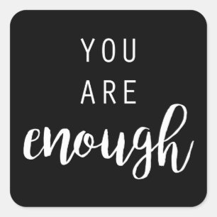Quotable III Square Sticker