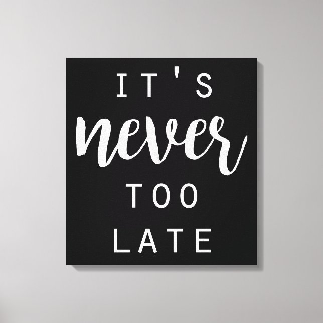 Quotable IV Canvas Print (Front)