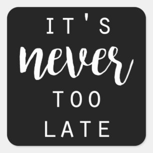 Quotable IV Square Sticker