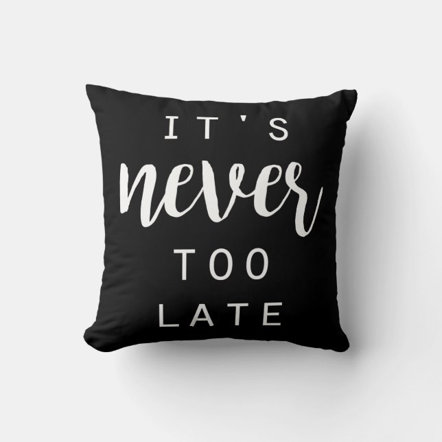 Quotable IV Throw Pillow (Front)