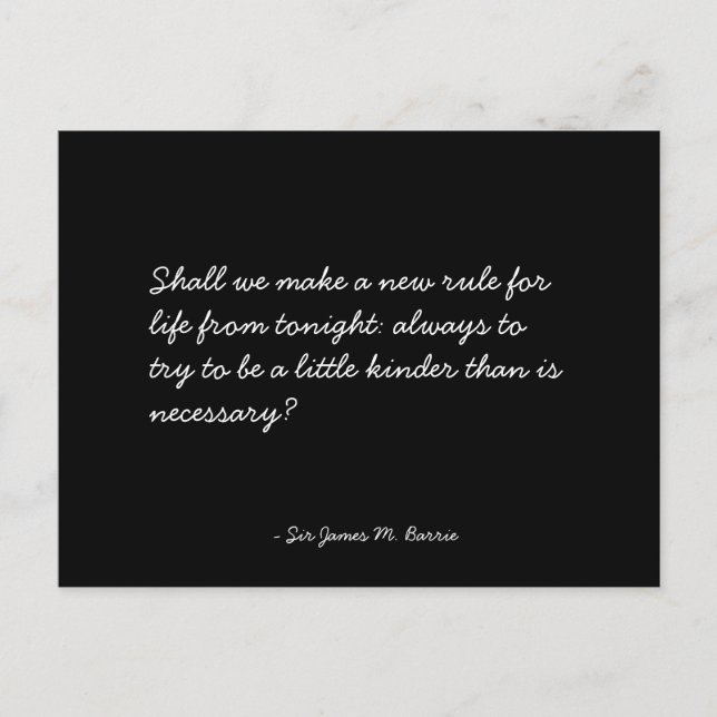 Quotable Postcard - Kindness, Family, Friendship (Front)