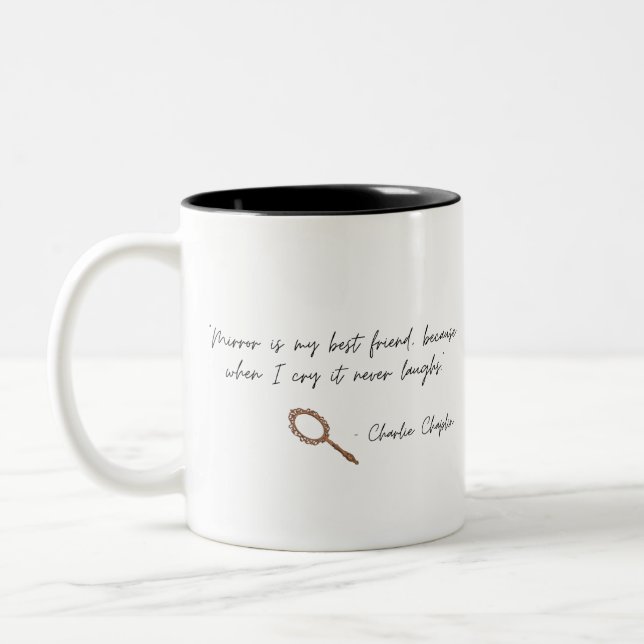 Quotable Quotes Two-Tone Coffee Mug (Left)