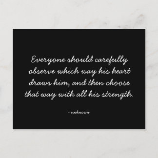 Quotable Quotes - working and career Postcard