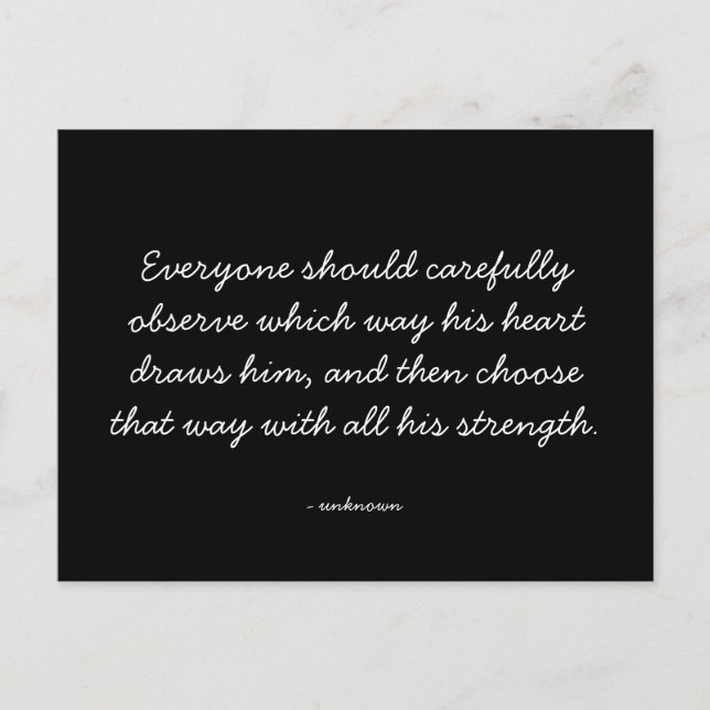 Quotable Quotes - working and career Postcard (Front)