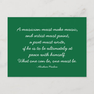 Quotable Quotes - working and career Postcard