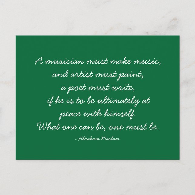 Quotable Quotes - working and career Postcard (Front)