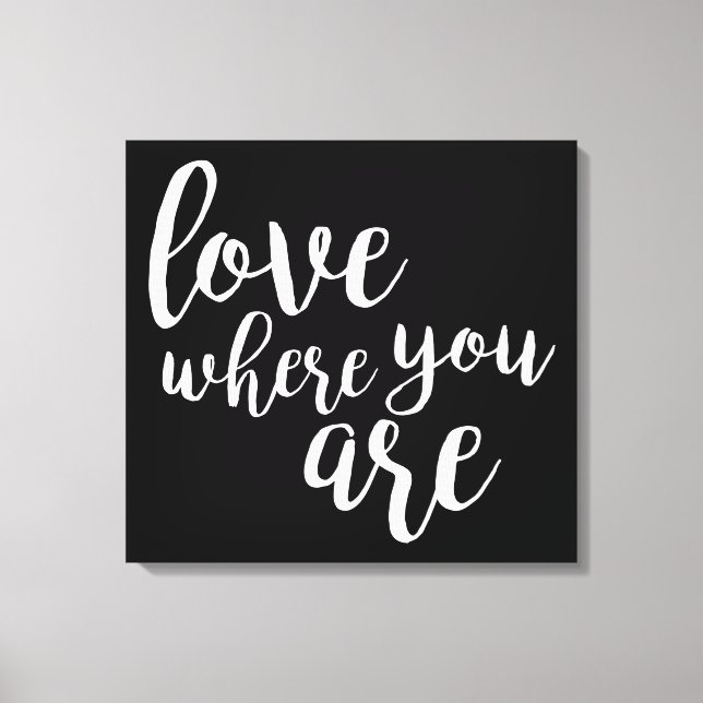 Quotable V Canvas Print (Front)