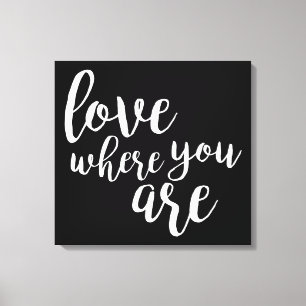 Quotable V Canvas Print