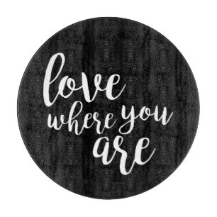 Quotable V Cutting Board