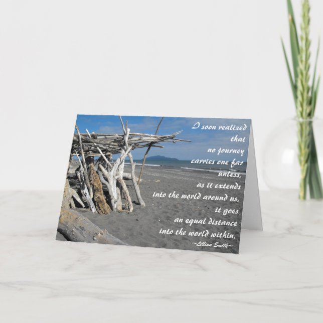 Quotation About Travelling Card (Front)