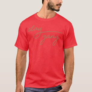 quotClay Gangquot Ceramic Art Pottery Head Ceramic T-Shirt