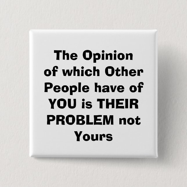 quote, 2 inch square button (Front)