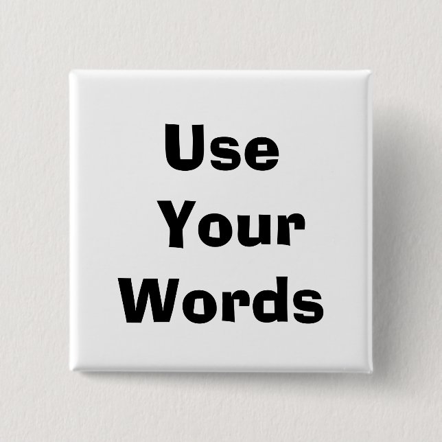 quote 2 inch square button (Front)