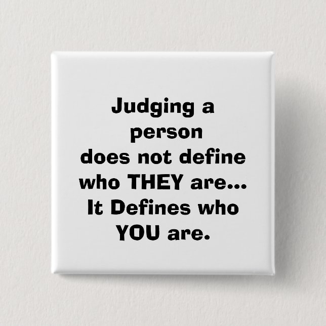 quote, 2 inch square button (Front)