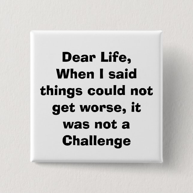 quote, 2 inch square button (Front)