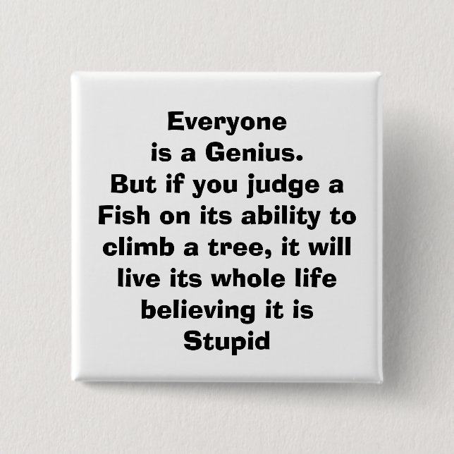 quote, 2 inch square button (Front)